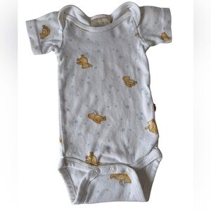 Y2K Classic Pooh One Piece Bodysuit NB Unisex